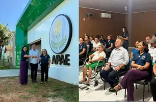 Inclusão! Sede da APAE de Campo Maior recebe nova sala de cinema (Foto: Assessoria/Campo Maior)
