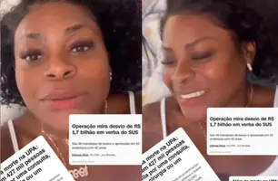 Jojo Todynho volta a debochar do SUS após pronunciamento do Ministério da Saúde (Foto: Reprodução)