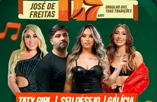 José de Freitas celebra 147 anos com shows e programação especial (Foto: Reprodução)