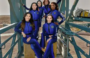 Katy Perry vai ao espaço com tripulação feminina em voo turístico da Blue Origin (Foto: Divulgação/Blue Origin)
