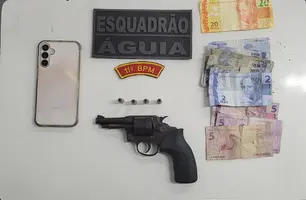 Material apreendido (Foto: Divulgação/PMMA)