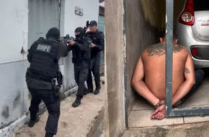 Megaoperação com mais de 120 policiais desarticula facção criminosa em Teresina (Foto: Reprodução)