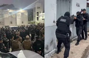 Megaoperação com mais de 120 policiais desarticula facção criminosa em Teresina (Foto: Reprodução)