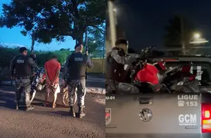 Menor é apreendido após fazer arrastão na zona Norte de Teresina (Foto: Reprodução)