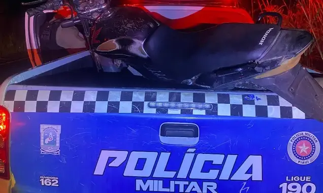 Moto roubada é abandonada no Piauí com carta de suposto comprador