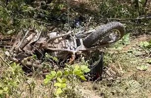 Motociclista morre em grave acidente na 'Curva do S', no sul do Piauí (Foto: Reprodução/Portal B1)