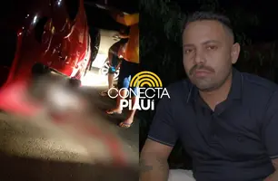 Motorista fica gravemente ferido após colidir e capotar carro em Água Branca (Foto: Reprodução)