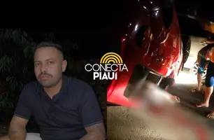 Motorista vítima de colisão e capotamento de carro em Água Branca morre no HUT (Foto: Reprodução)