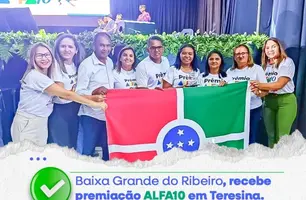Município de Baixa Grande do Ribeiro conquista prêmio Alfa 10 (Foto: Reprodução - Redes sociais)