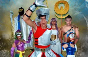 O Cavaleiro de Athena: espetáculo celebra 30 anos de Cavaleiros do Zodíaco no país (Foto: Reprodução)