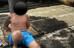 'Palhacim' é preso em Parnaíba após tentativa de fuga monitorada por drone (Foto: Reprodução)