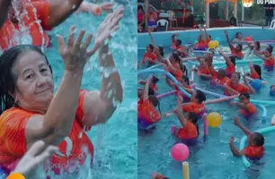 Palmeira do Piauí: Grupo Animar a Vida inicia com aula inaugural de hidroginástica (Foto: Reprodução)