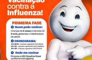 Palmeira do Piauí inicia campanha de vacinação contra a influenza; veja programação (Foto: Reprodução)