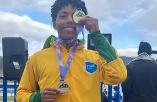 Paratleta piauiense conquista segundo ouro em campeonato mundial na Sérvia (Foto: Reprodução)