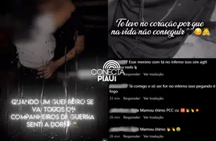 Perfis homenageiam faccionados mortos no Piauí e trocam farpas nas redes sociais (Foto: Reprodução/Instagram)