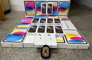 PF prende homem com iPhones e iPads sem nota fiscal no Aeroporto de Teresina (Foto: Divulgação/Polícia Federal)
