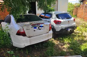 Polícia apreende veículos roubados escondidos em casa na zona Sul de Teresina (Foto: Divulgação/Polícia Civil)