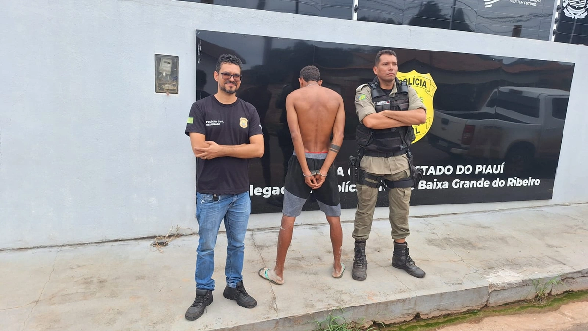 Polícia Civil realiza prisão por estupro de vulnerável em Baixa Grande do Ribeiro