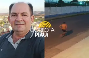 Polícia divulga imagens de suspeito de torturar e manter empresário refém em Picos (Foto: Reprodução)