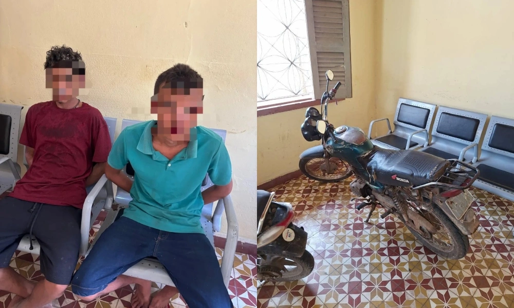 Polícia Militar recupera moto roubada e prende dois suspeitos em Barras