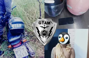 Polícia Militar recupera motocicleta roubada no Conjunto Leonel Brizola, em Timon (Foto: Divulgação)