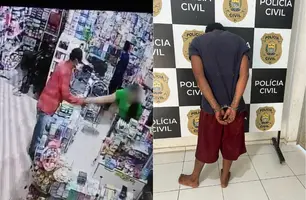Polícia prende suspeito de roubar farmácia no centro de Luzilândia (Foto: Reprodução)