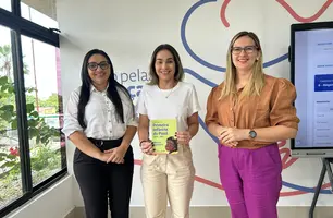 Prefeita de São Gonçalo do Piauí, Coordenadora do PPC, Isabel Fonteles, e Secretária Municipal de Educação, Jayslane. (Foto: Reprodução - Redes sociais)