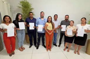 Prefeita Karyne do Rodrigão empossa novo secretário de Cultura (Foto: Reprodução/Redes Sociais)