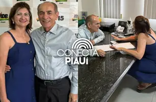 Prefeita Lisiane busca apoio do senador Marcelo Castro para Colônia do Gurgueia (Foto: Reprodução)