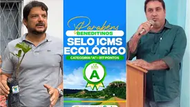 Prefeito Dr. Talles Marques e o secretário Zezin da Nazinha (Foto: Reprodução)