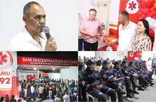 Prefeito Dr. Zé Luís inaugura base descentralizada do SAMU Baixa Grande do Ribeiro (Foto: Reprodução)
