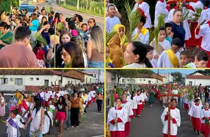 Procissão do Domingo de Ramos (Foto: Reprodução)