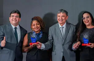 Rafael Fonteles é homenageado em Brasília por ações de inclusão socioeconômica no Piauí (Foto: Wesley Amancio)