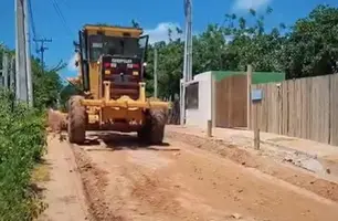 Recuperação das vias em Barra Grande de Cajueiro da Praia melhora mobilidade local (Foto: Reprodução - Redes sociais)