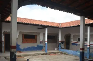 Reforma da escola Raimundo Nunes, em Caxias, está mais de 60% concluída (Foto: Reprodução - Redes sociais)