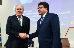 Ricardo Lewandowski e Rafael Fonteles (Foto: Reprodução)