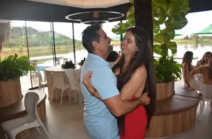 Robson de Oliveira e Cristiane Carvalho celebram aniversário em Demerval Lobão (Foto: Magal/ Conecta Piauí)