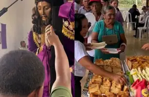São Francisco do Piauí leva romeiros à procissão de Bom Jesus dos Passos (Foto: Reprodução - Redes sociais)