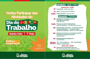 São João do Arraial anuncia programação especial do Dia do Trabalho (Foto: Reprodução)