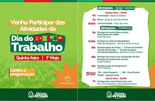 São João do Arraial anuncia programação especial do Dia do Trabalho (Foto: Reprodução)