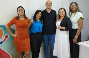 Secretária de Educação de Gilbués participa de reunião estratégica na SEDUC (Foto: Reprodução)