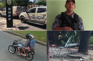 Suspeitos de envolvimento na morte de policial têm antecedentes e estavam soltos (Foto: Reprodução)
