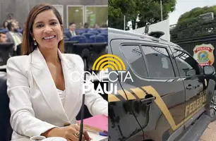 Tatiana Medeiros é presa pela Polícia Federal (Foto: Reprodução)