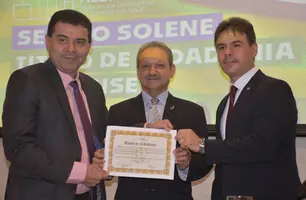 Título de Cidadão Piauiense ao empresário José Robson Oliveira, (Foto: Magal/ Conecta Piauí)