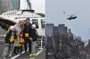 Tragédia em Nova York: queda de helicóptero mata CEO da Siemens e sua família (Foto: Reprodução)
