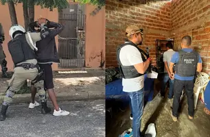 Três homens com mandados de prisão em aberto são presos durante Operação Rota Segura em Teresina (Foto: Divulgação/SSPPI)