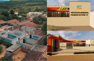 Unidade Escolar Franciane Cunha passa por reforma e ampliação em Palmeira do Piauí (Foto: Reprodução)