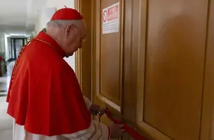 Vaticano divulga primeiras imagens do Papa Francisco em primeiros ritos fúnebres (Foto: Reprodução/Vatican News)
