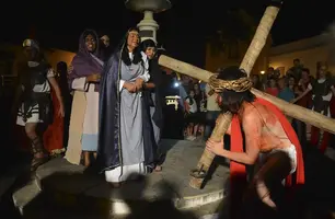Via Sacra Encenada (Foto: Marcello Casal jr/Agência Brasil)