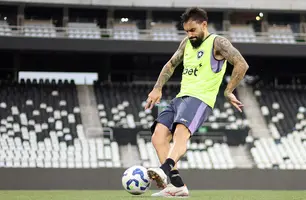 A lesão foi confirmada após exames realizados no retorno da delegação alvinegra da Venezuela, onde o time venceu o Carabobo (Foto: Foto: Vitor Silva/Botafogo)
